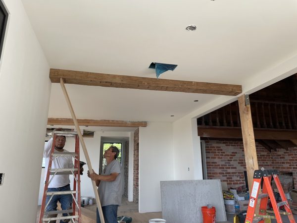 Beams going up across the ceiling — Los Angeles, 2022