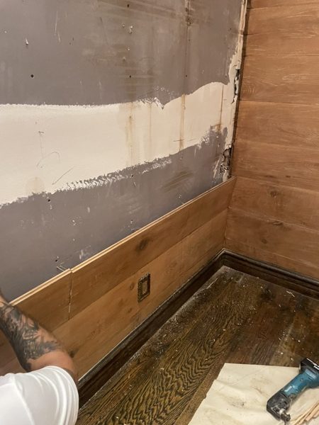 Old adhesive left after removal — Los Angeles, 2024