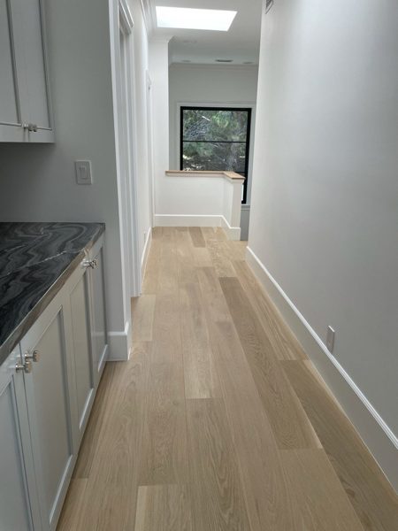 Oak floor in hallway — Pacific Palisades, 2021