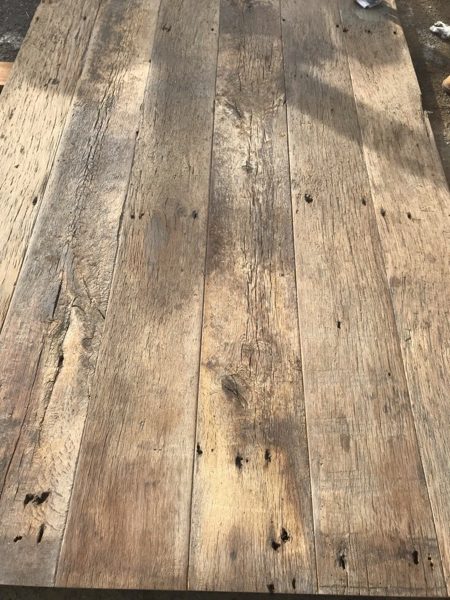 Reclaimed oak planks — Los Angeles, 2017