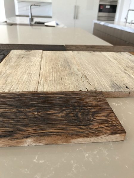 Reclaimed stain samples — Pacific Palisades, 2020