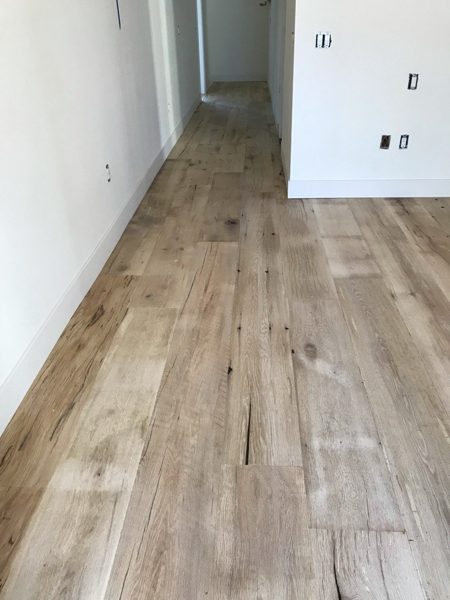Wide-plank hallway floor — Malibu, 2017